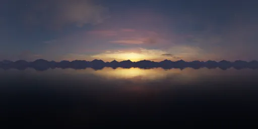 Twilight Sunset Clouds Landscape
