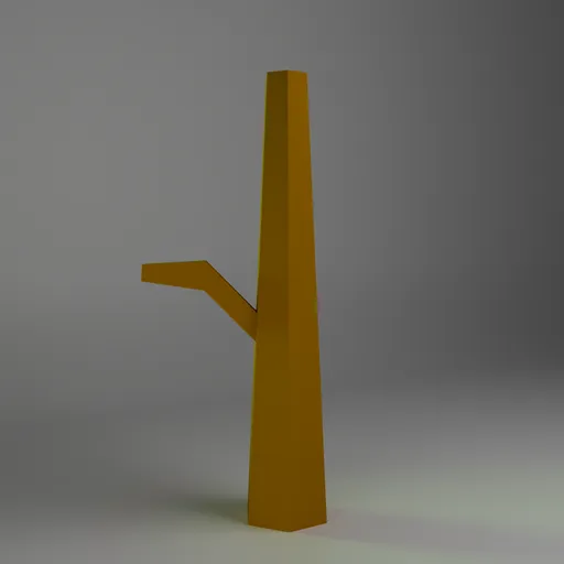 Low Poly Stylized Tree