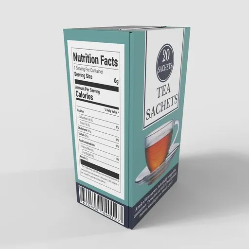 Tea Sachets Box