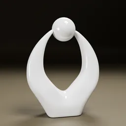 Simple Design Ceramic Sculpture