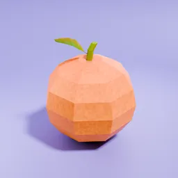 Lowpoly Orange