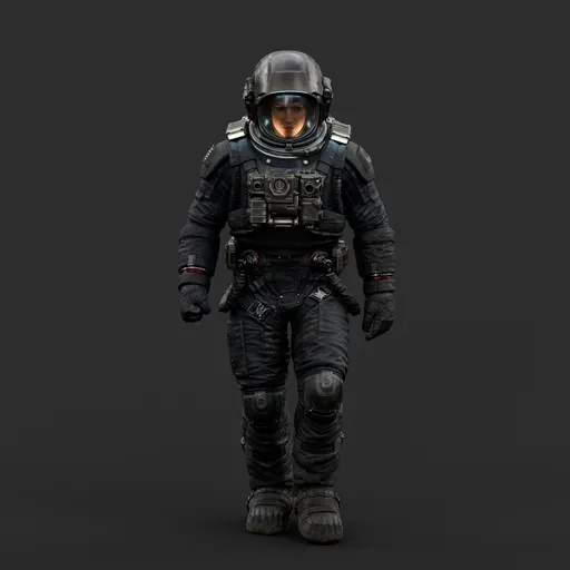 Astronaut Walking Pose