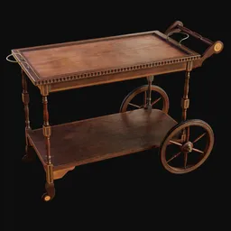 Early 1900s Home Tea Cart