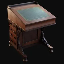 1890s Davenport Desk