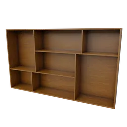 Wall Wooden Book Shelf