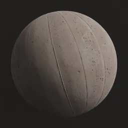 High-quality 4K PBR Concrete 02 material texture for realistic rendering in Blender 3D and other software.