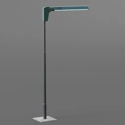 3D model of a futuristic street lamp with a slim body and green concert light, ideal for showcasing road scenes in Blender 3D. Separate material for easy color customization. Improve your SEO on Google Image search for Blender 3D models with this versatile street lamp design.

OR

Enhance your Google Image search visibility for Blender 3D models with this high-quality street lamp 3D model. Featuring a sleek body shape, a green concert light, and a separate material for easy color customization, this model is perfect for showcasing road scenes in Blender 3D. Don't forget to rate and enjoy the flexible design options.