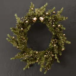 SJ-wreath with gold bells