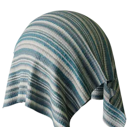 Stripe Duckegg Chenille