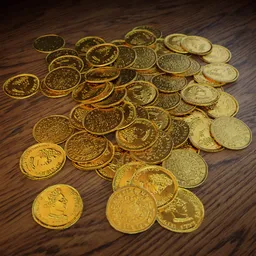 Pile of Gold Coins