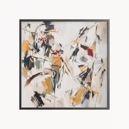 Abstract Painting Gestural-Inspired