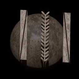 Rokviz Ancient ornament symbol brush