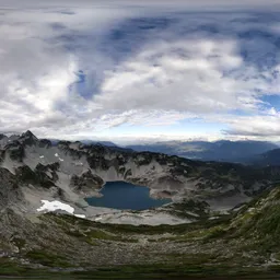 Rocky Mountain Landscape Clouds