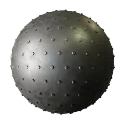 Old Dotted Iron Checker Plate