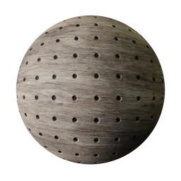 Wooden Plate With Holes