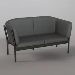 Dowel Two-seater sofa B123