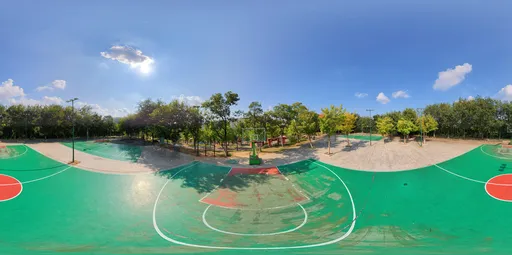 Basketball playground