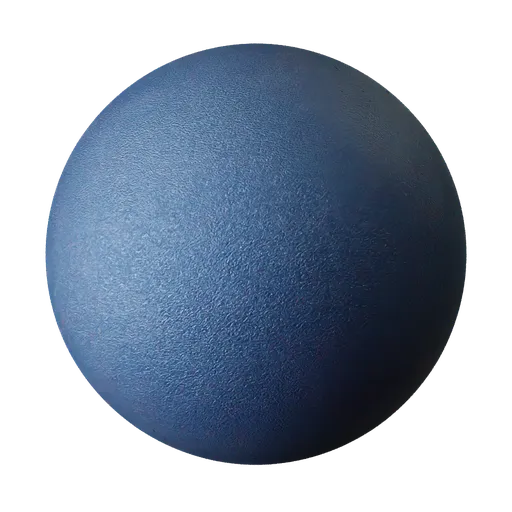 High-quality PBR blue plastic texture for 3D modeling and rendering in Blender and similar software.