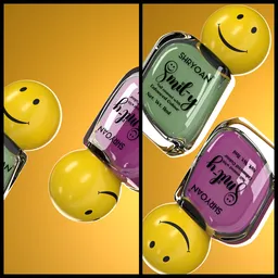 Nail enamel closeup animation shot