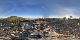 Mountain Bluesky TRee Ground Sunset