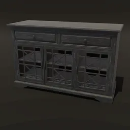 Fancy Side Cabinet with Drawer