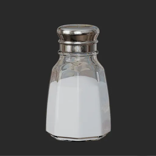 Salt Shaker – Hexagonal Glass