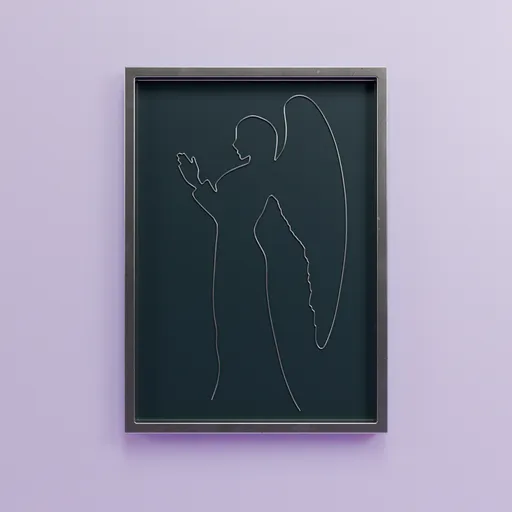 Angel Stereoscopic Picture Frame