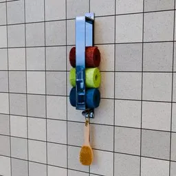 Wall Towel Holder With Brush