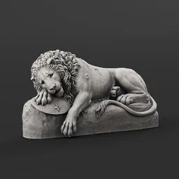 Lucerne lion statue