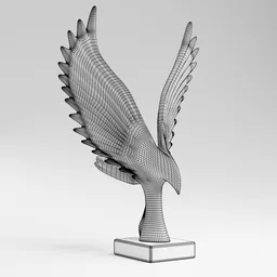 Abstract Eagle Sculpture