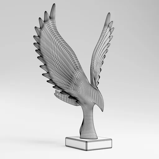 Abstract Eagle Sculpture