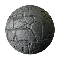 Broken stone floor