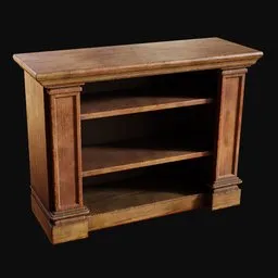 Victorian Parlor Bookcase Shortest