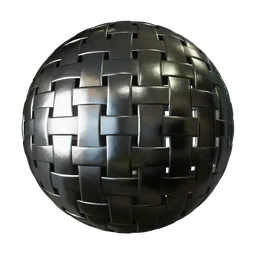 Procedural Woven Metal Tiles