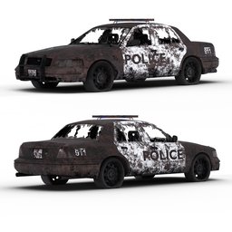 Apocalypse Police Car