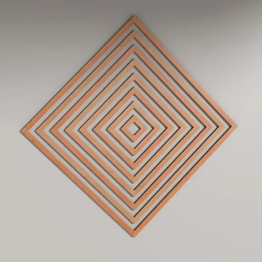 Wooden Radial Wall Panel