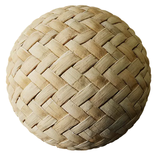 Basket Weave Light Bamboo