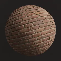 High-quality, seamless PBR Brick Wall texture for 3D modeling and rendering, optimized for Blender artists.