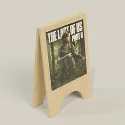 Wooden A-Frame Poster Display Stand