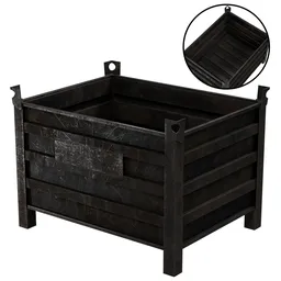 Metal Storage Bin