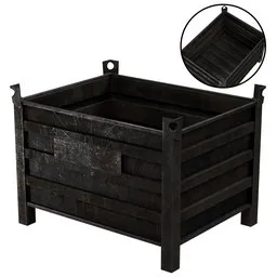 Metal Storage Bin