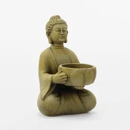 Buddha mini candle holder figure