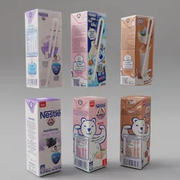 Nestlé Milk Cartons Set