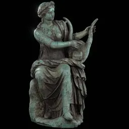 statue of Vs Terpischore