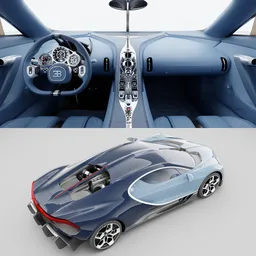 Bugatti Tourbillon(Rigged)