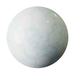 Blue White Marble