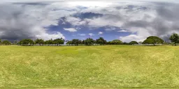 Cloudy Day City Park