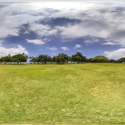 Cloudy Day City Park