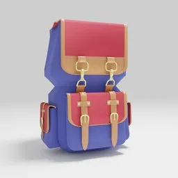 Stylized Camping Backpack