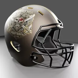 Pirate Football Helmet